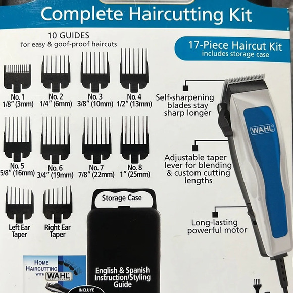 NEW Wahl 17 piece Complete Hair Cutting Kit - Picture 5 of 6